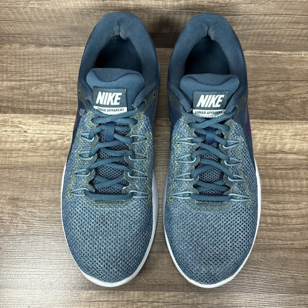 Nike Lunar Apparent Green Blue Womens US Size 10 EUR 42 908998-400 Running Shoes